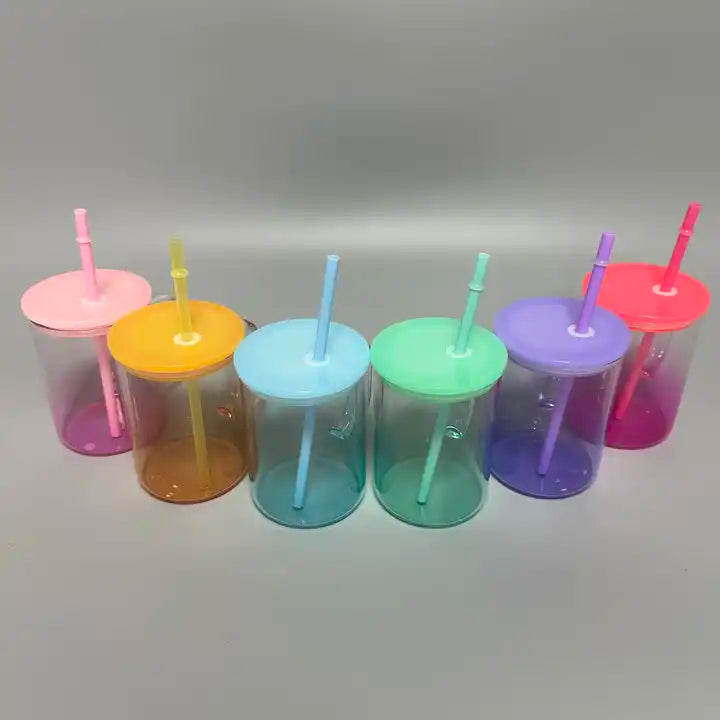15oz Ombre Glass Mug